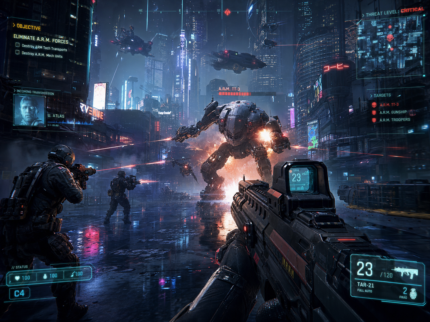 Neon Vanguard: Uprising